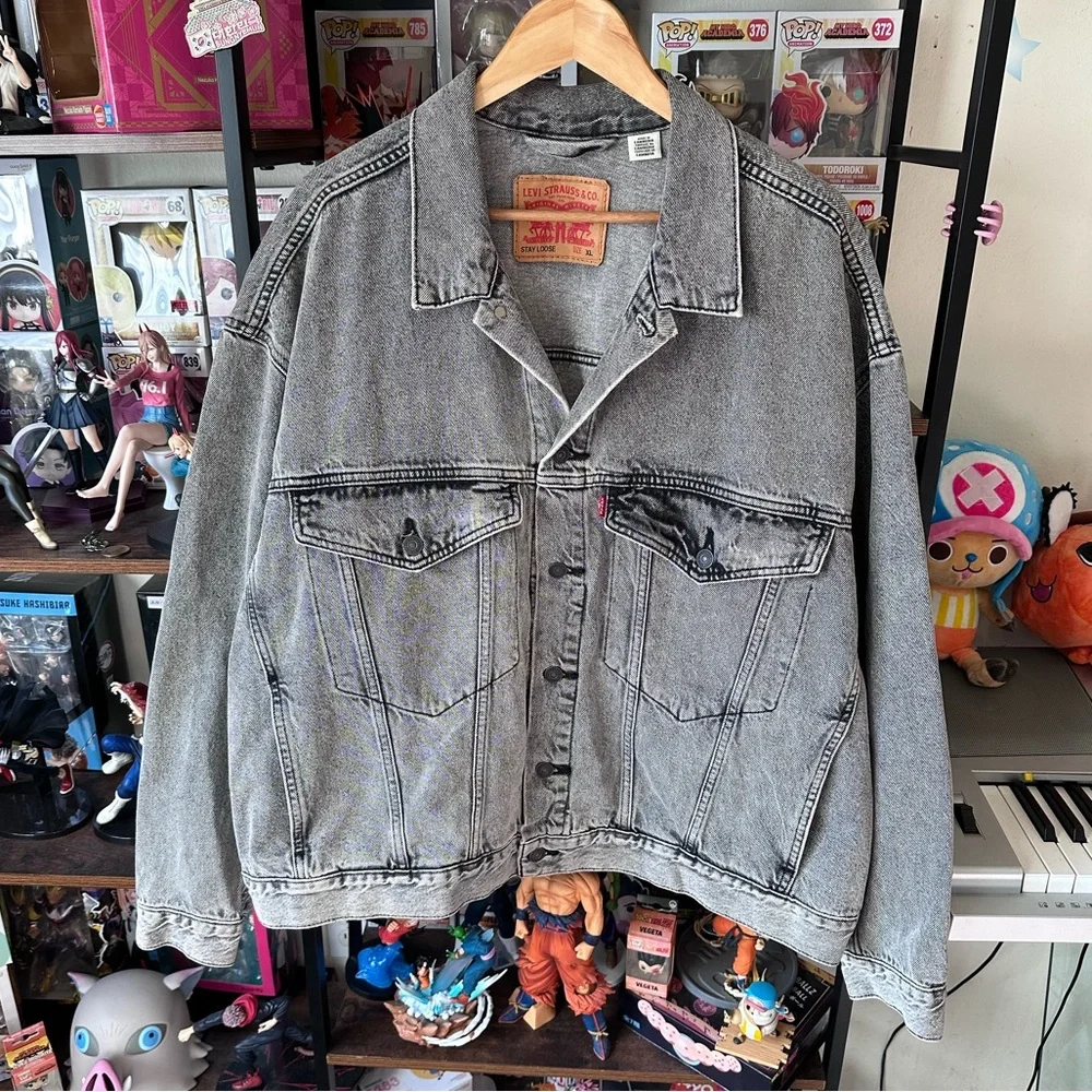 Levi’s Stay Loose Jacket Vintage Style Denim Men’s XL - Picture 1 of 7